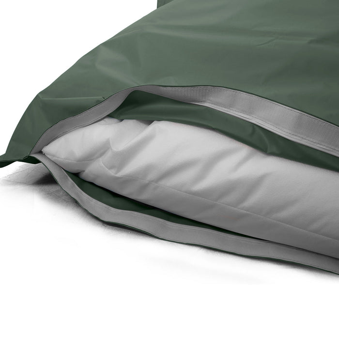 Pouf Cuscino Thin Square Quadrato Thin in tessuto antistrappo impermeabile Jive con Sacca interna per interno dim.140x140 cm