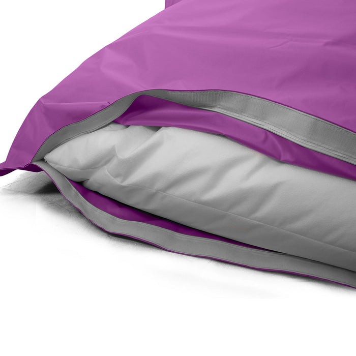 Pouf Cuscino Thin gigante sacca vuota in tessuto antistrappo impermeabile Jive per interno dim.200x140cm