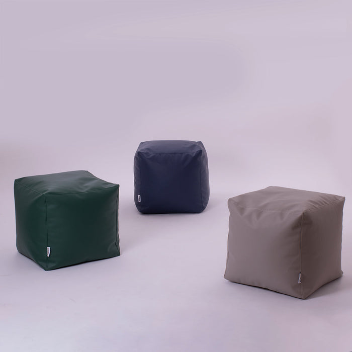 Avalon Pouf Cubo Similpelle Jazz Classica dimensioni 50x50x H 45cm