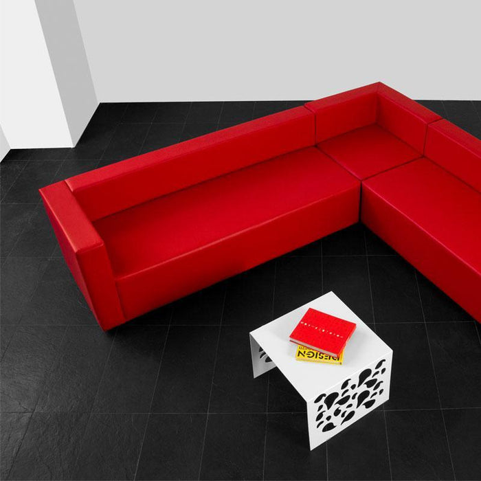 Divano 3 posti bracciolo destro Puma in Similpelle Mamba dim: 180x70x65 cm
