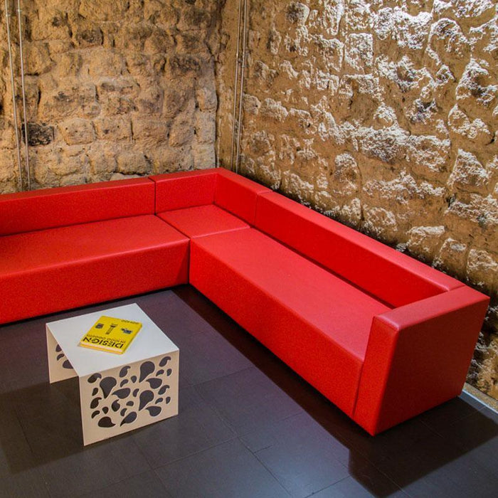 Divano Poltrona 1 posto angolare Puma in Similpelle Mamba dim: 70x70x65 cm