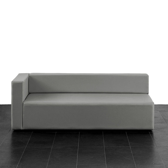 Divano 3 posti bracciolo destro Puma in Similpelle Mamba dim: 180x70x65 cm