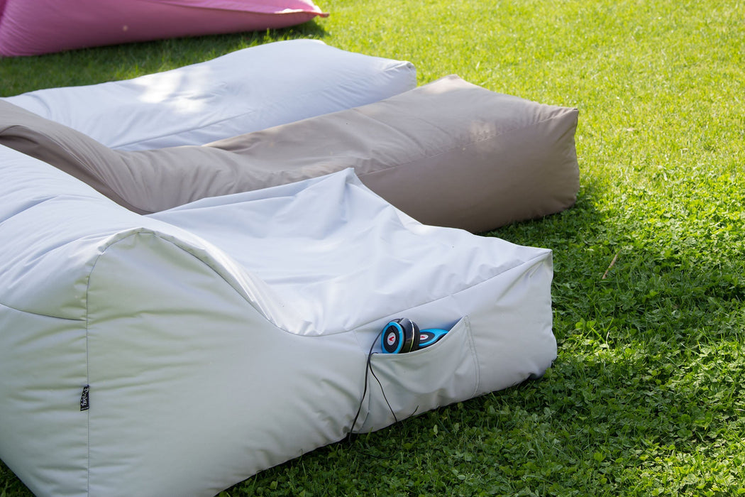 Pouf Poltrona Doppia Gaia in tessuto Jive per interno dim 100x120 cm