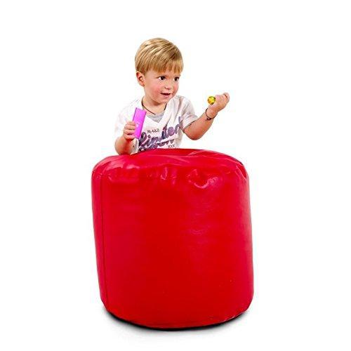 Avalon Pouf Cilindro Jazz Similpelle Diam. 45 cm, Alt. 45 cm