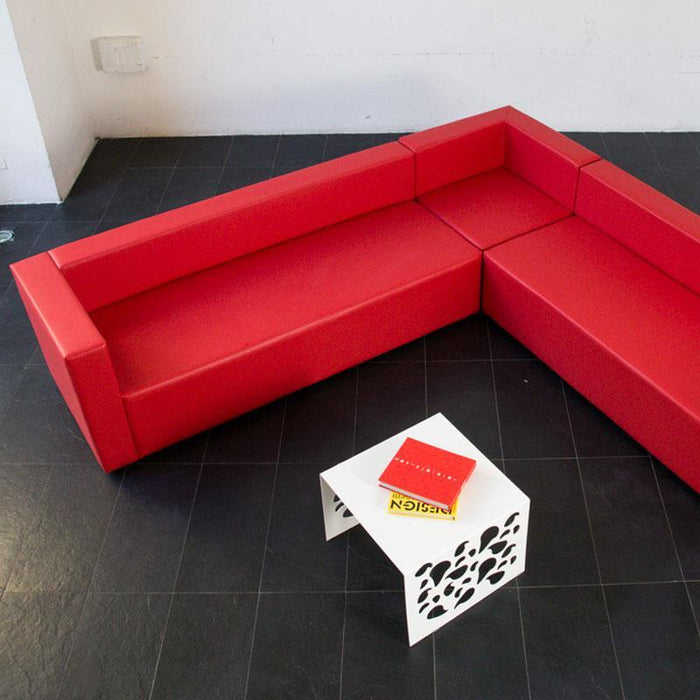 Divano Poltrona 1 posto angolare Puma in Similpelle Mamba dim: 70x70x65 cm