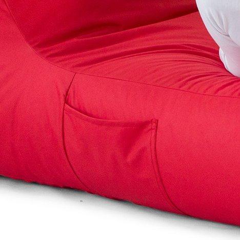 Pouf Lettino Gaia in tessuto Jive per interno dim 190x80 cm