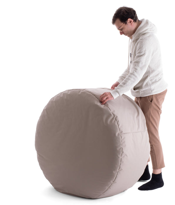 Avalon Pouf Disco 100 Jive Imbottito Made in Italy Diam. 100 cm, Alt. 50 cm