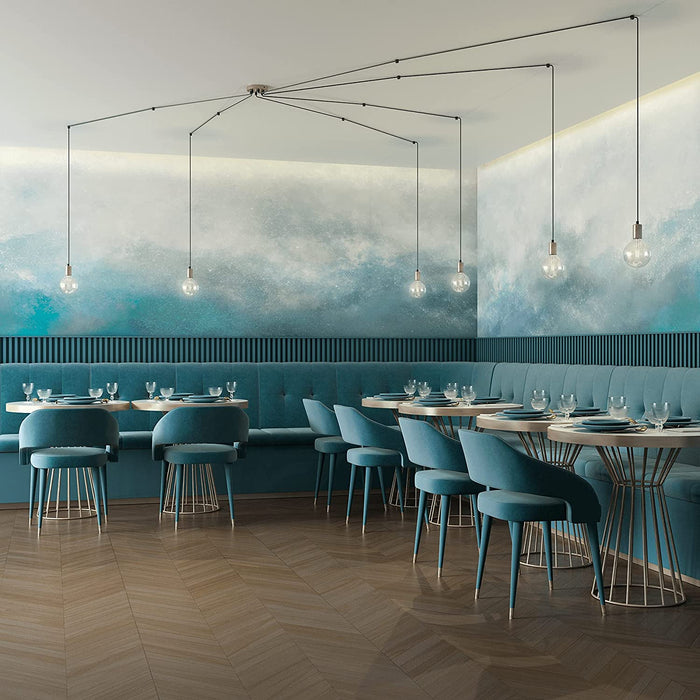 EasyLamp Lampadario con lampada a sospensione moderno [Classe di efficienza energetica A++]