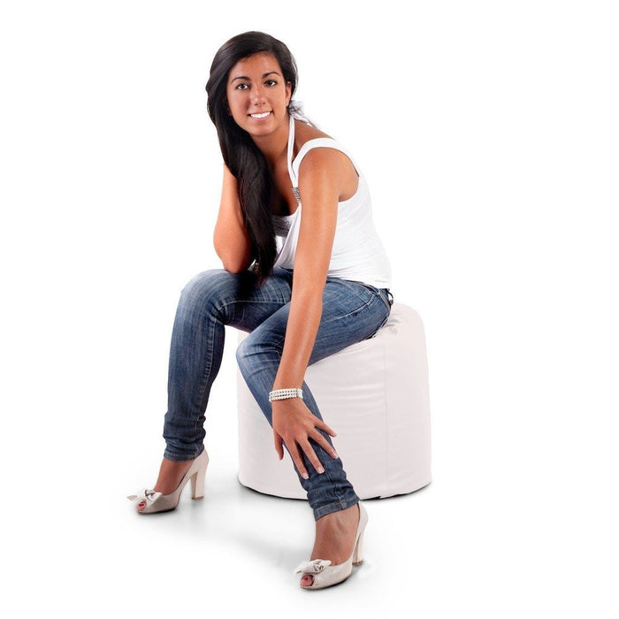 Avalon Pouf Cilindro Mamba Similpelle Trendy Diam. 45 cm, Alt. 45 cm