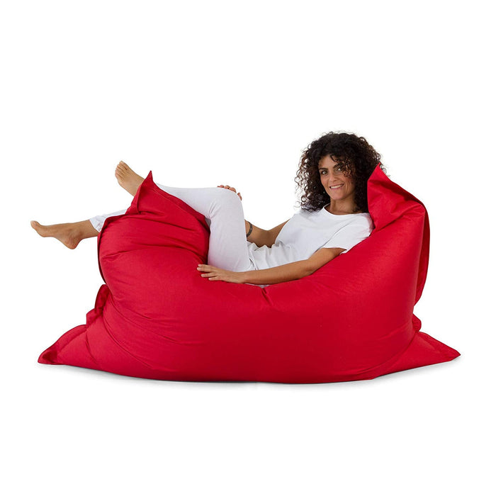 Pouf Cuscino Thin Grande in tessuto antistrappo impermeabile Samba per esterno dim.170x135 cm