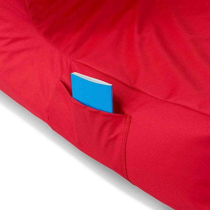 Pouf Poltrona Doppia Gaia in tessuto Jive per interno dim 100x120 cm