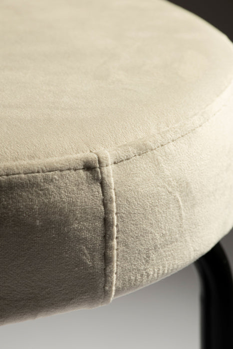 Sgabello Jolly Avalon in tessuto velluto per interno. Dim. 39x51cm