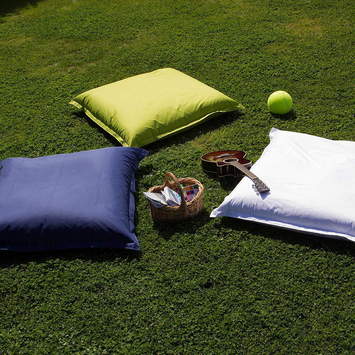 Pouf Cuscino Thin Square Quadrato Thin in tessuto antistrappo impermeabile Jive con Sacca interna per interno dim.140x140 cm