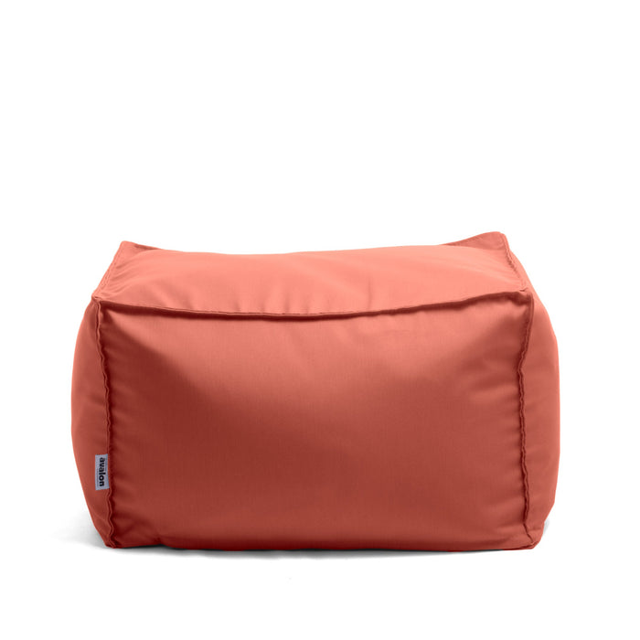 Pouf Badd  Avalon in tessuto Tropical per esterno. Dim: 45x60x38 cm