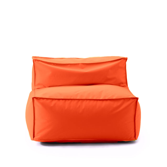 Pouf poltrona 1 posto Deluz per esterno in tessuto poliestere Samba dim: 98x98x65 cm