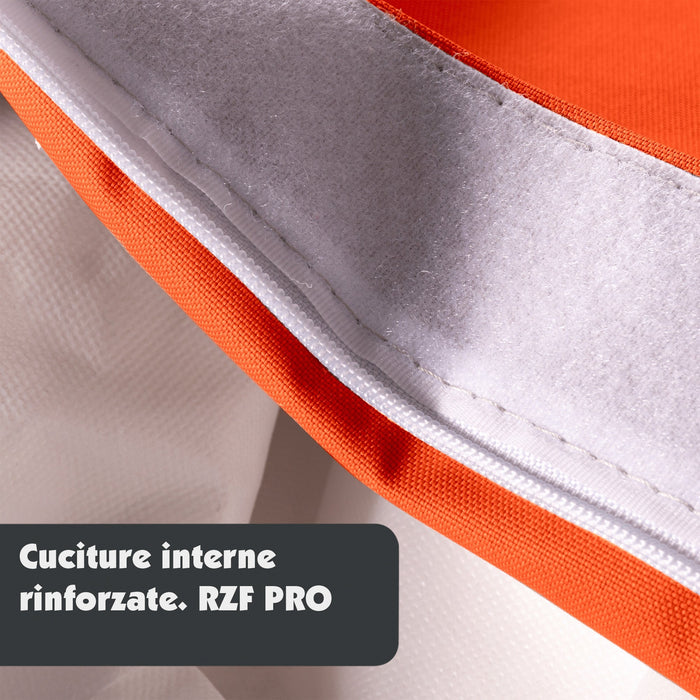 Pouf Cuscino Thin gigante sacca vuota in tessuto antistrappo impermeabile Jive per interno dim.200x140cm