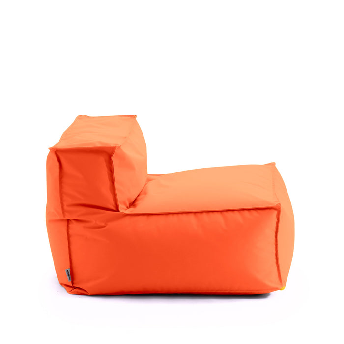 Pouf poltrona 1 posto Deluz per esterno in tessuto poliestere Samba dim: 98x98x65 cm