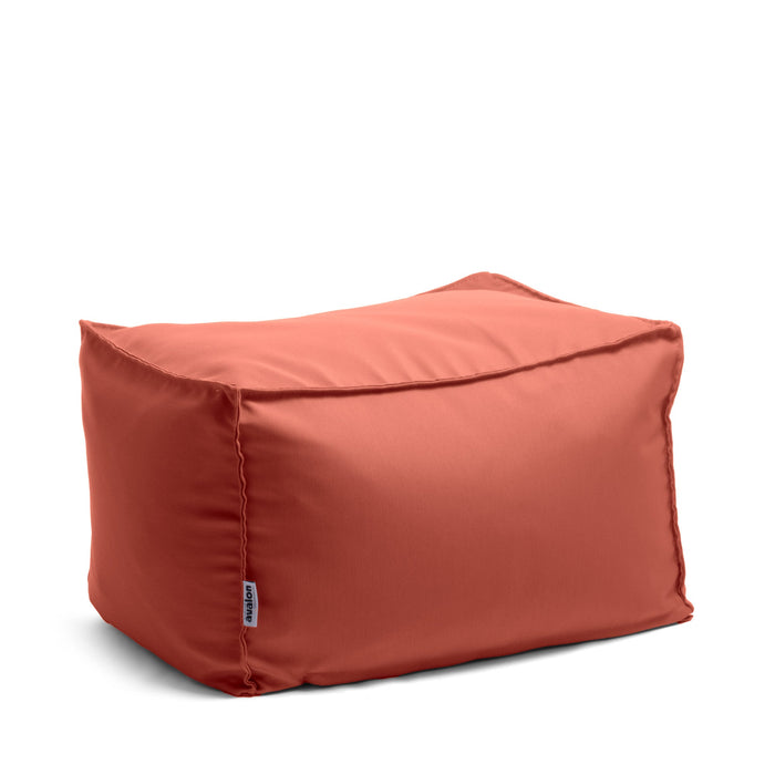 Pouf Badd  Avalon in tessuto Tropical per esterno. Dim: 45x60x38 cm