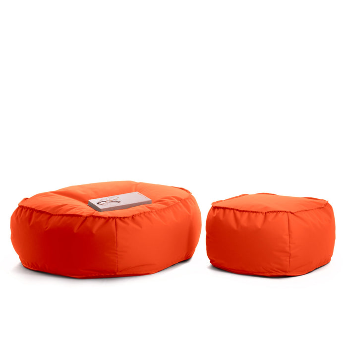 Pouf Poltrona Park Per Esterno In Tessuto Poliestere Samba Dim:100x100x40 Cm