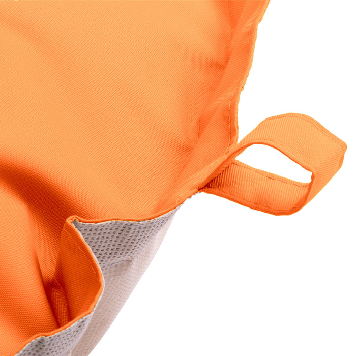 Pouf Cuscino Boa Galleggiante Avalon in tessuto poliestere Samba per esterno. Dim: Ø135xH30 cm