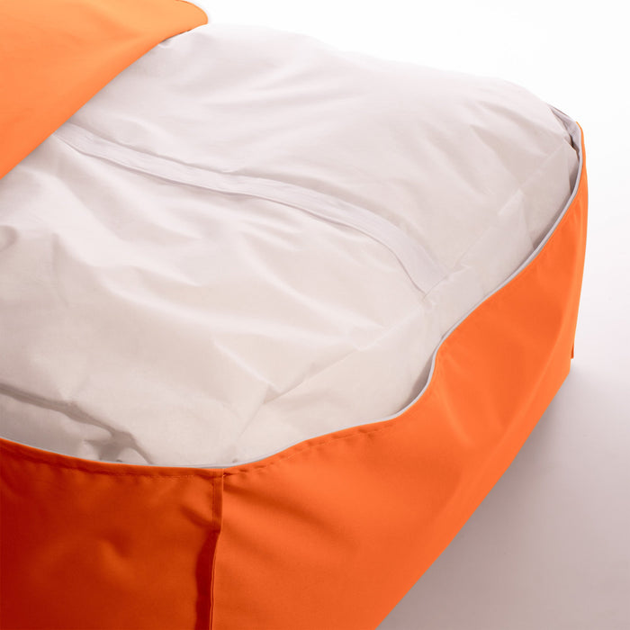 Pouf Deluz per esterno in tessuto poliestere Samba dim: 98x98x40 cm