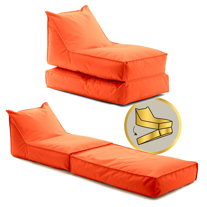 Pouf Poltrona Badd Duo Avalon in tessuto poliestere Jive Per Interno. Dim: 95x60 cm