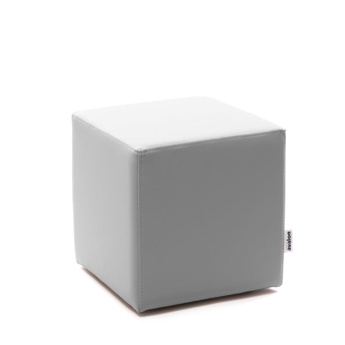 Avalon Pouf Rigido Cubo Similpelle Mamba Trendy Classe 1-IM Ignifugo per Interno ed Esterno. Dim: Larg. 35 cm X Prof. 35 cm X Alt. 35 cm