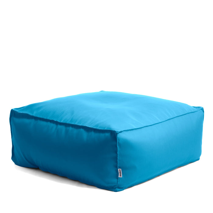 Pouf Deluz Avalon  in tessuto Tropical per esterno. Dim: 98x98x40 cm