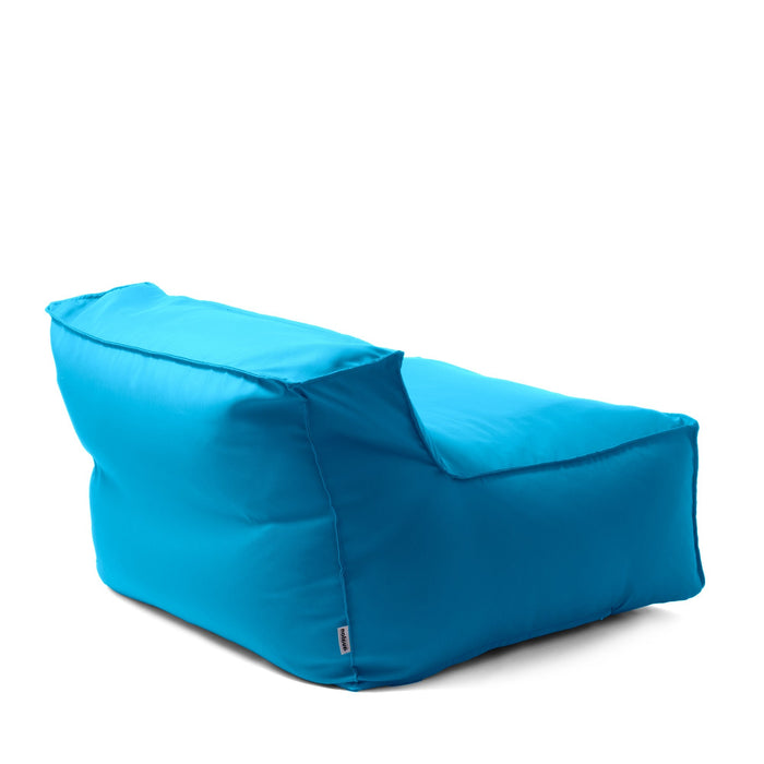 Pouf poltrona 1 posto Deluz Avalon in tessuto Tropical per esterno. Dim: 98x98x65 cm