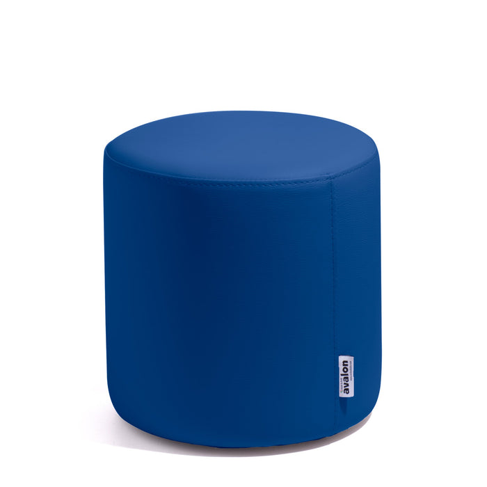Avalon Tavolino Pouf Rigido Cilindro Similpelle Mamba Trendy Classe 1-IM Ignifugo per Interno ed Esterno. Dim: Ø35 cm X H32 cm