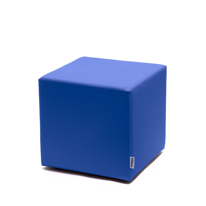 Avalon Pouf Rigido Cubo Similpelle Mamba Trendy Classe 1-IM Ignifugo per Interno ed Esterno. Dim: Larg. 45 cm X Prof. 45 cm X Alt. 43 cm