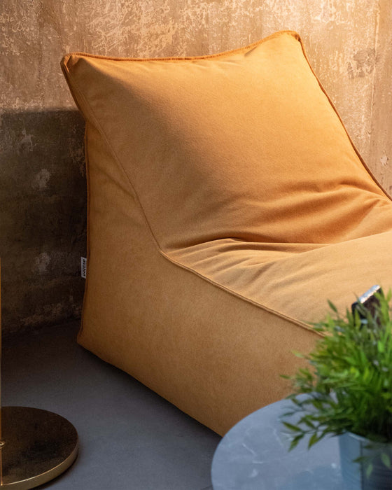 Pouf Poltrona Badd in tessuto antimacchia Dali Dim. 70x105 cm