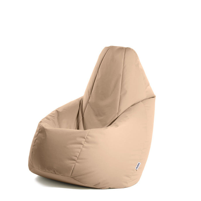 Pouf Poltrona Sacco Grande Sfoderabile con sacca interna BAG L Jive in tessuto per interno, Antistrappo, Impermeabile - Ø80 x H125 cm