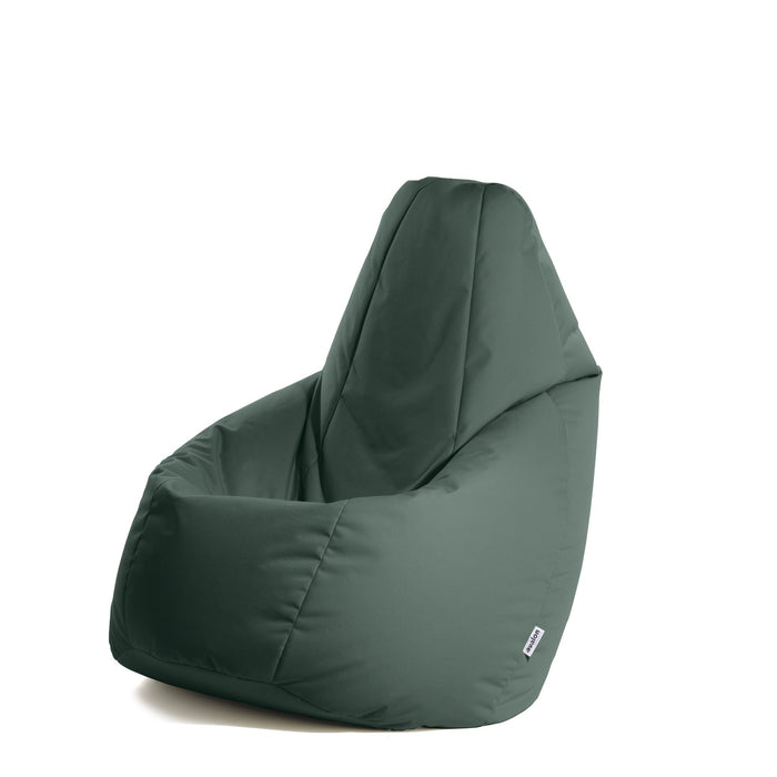 Pouf Poltrona Sacco Grande Sfoderabile con sacca interna BAG L Jive in tessuto per interno, Antistrappo, Impermeabile - Ø80 x H125 cm