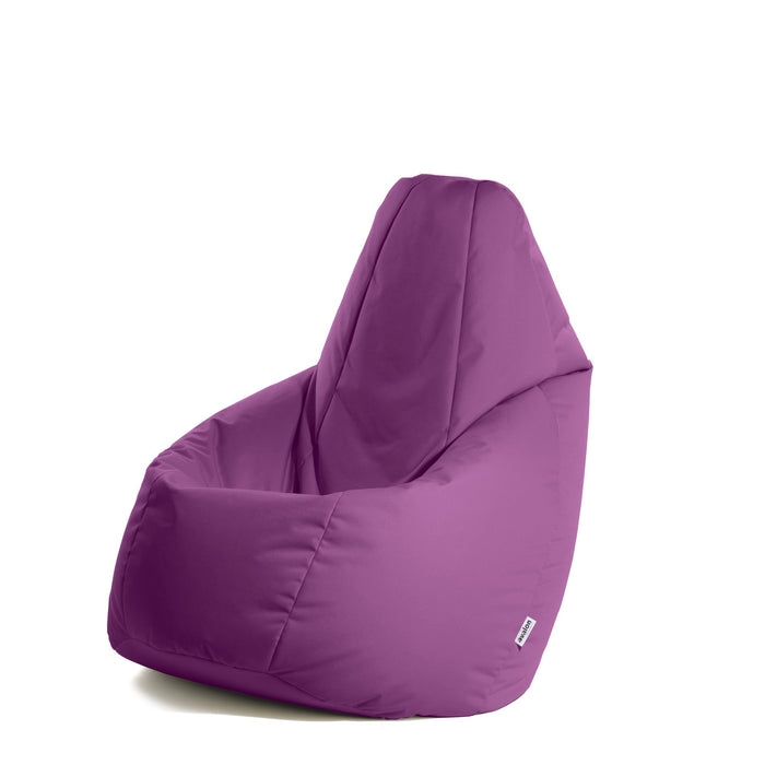 Pouf Poltrona Sacco Grande Sfoderabile con sacca interna BAG L Jive in tessuto per interno, Antistrappo, Impermeabile - Ø80 x H125 cm
