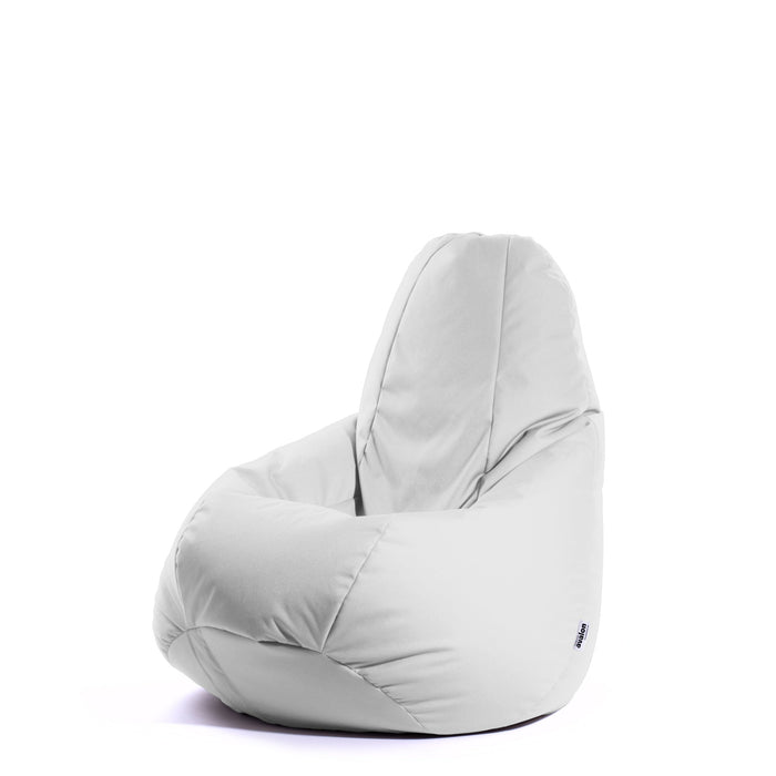Pouf Poltrona Sacco piccola Sfoderabile con sacca interna BAG M in tessuto Samba per esterno, Antistrappo, Impermeabile, Ø68 x 107 cm