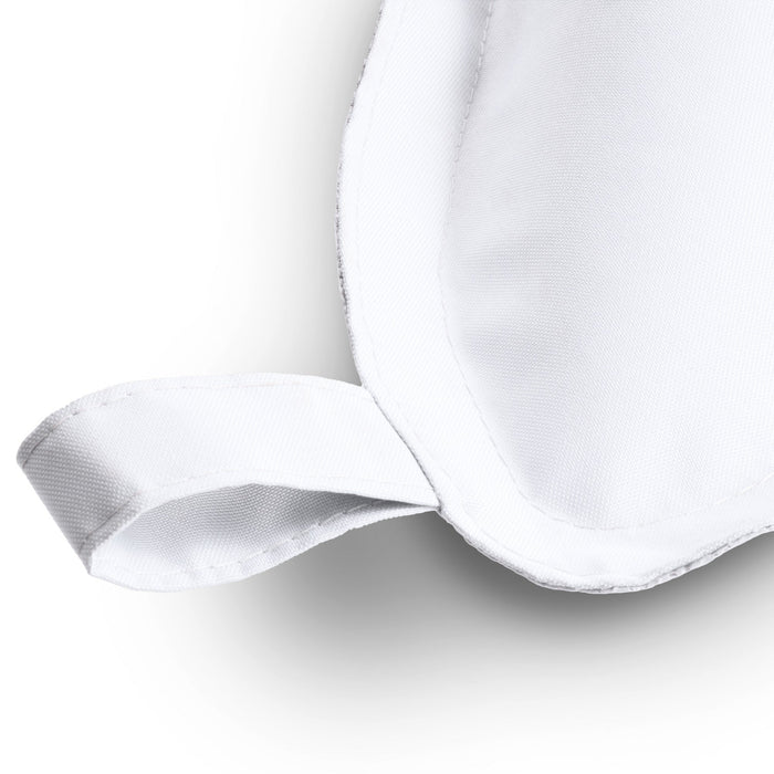 Pouf Cuscino Squama Galleggiante Avalon in tessuto poliestere Samba per esterno. Dim: 145x99xH30cm