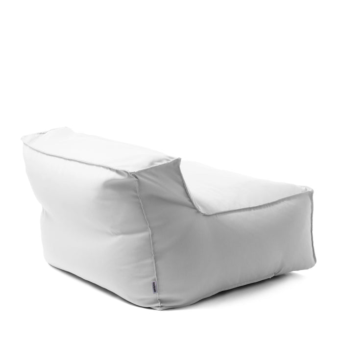Pouf poltrona 1 posto Deluz Avalon in tessuto Tropical per esterno. Dim: 98x98x65 cm