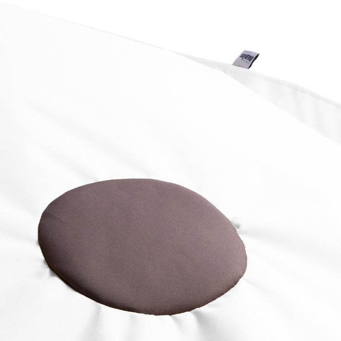 Pouf Cuscino Squama Big Galleggiante Avalon in tessuto poliestere Samba per esterno Dim: 180x125xH30cm