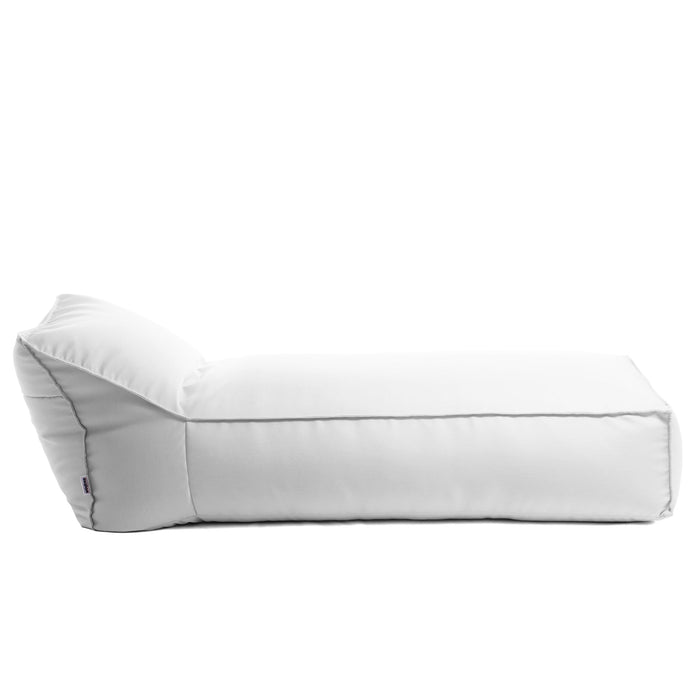 Pouf Lettino Badd L Avalon in tessuto Tropical per esterno. Dim: 70x160 cm