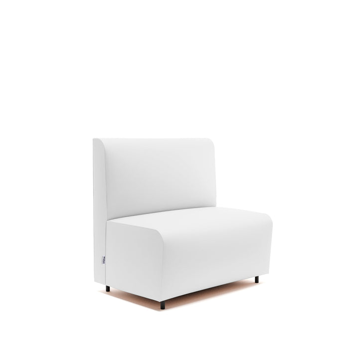 Divanetto Essence 2 posti per Ristoranti in finta pelle Mamba Dim 100x62xH88