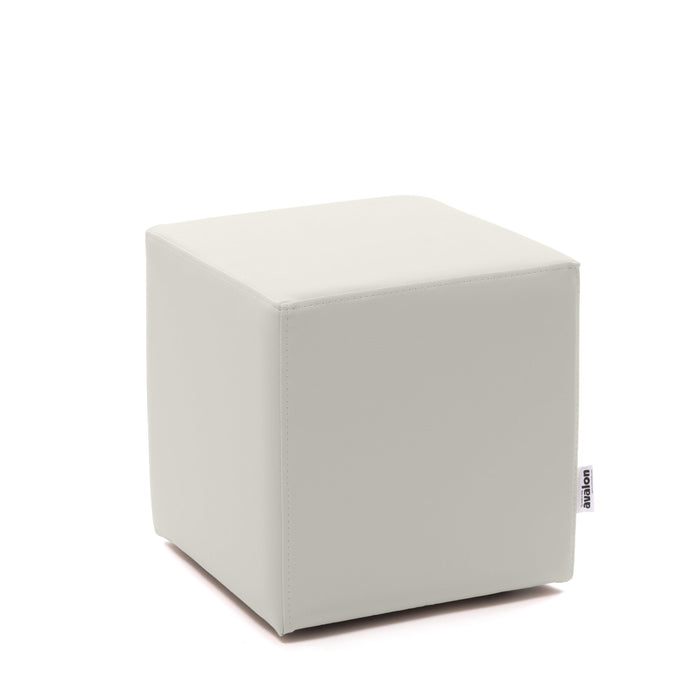 Avalon Pouf Rigido Cubo Similpelle Mamba Trendy Classe 1-IM Ignifugo per Interno ed Esterno. Dim: Larg. 35 cm X Prof. 35 cm X Alt. 35 cm
