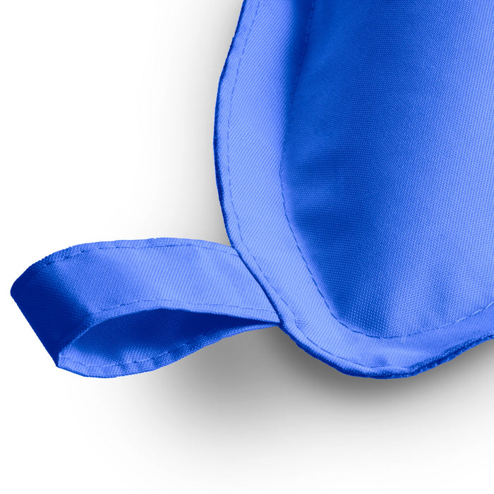 Pouf Cuscino Squama Galleggiante Avalon in tessuto poliestere Samba per esterno. Dim: 145x99xH30cm