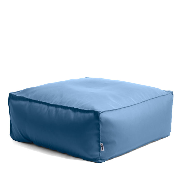 Pouf Deluz Avalon  in tessuto Tropical per esterno. Dim: 98x98x40 cm