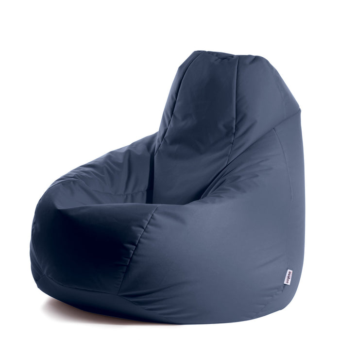 Pouf Poltrona Sacco Gigante Sfoderabile con sacca interna BAG XXL Jive in tessuto per interno, antistrappo, impermeabile - Ø95 x H135 cm