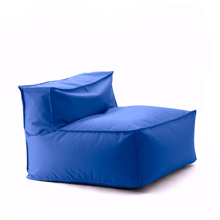 Pouf poltrona 1 posto Deluz per esterno in tessuto poliestere Samba dim: 98x98x65 cm