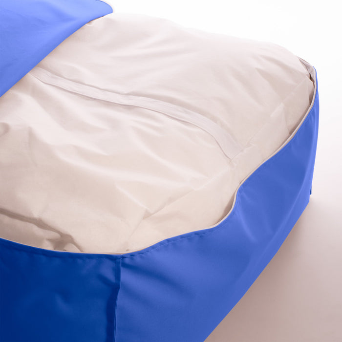 Pouf Deluz per esterno in tessuto poliestere Samba dim: 98x98x40 cm