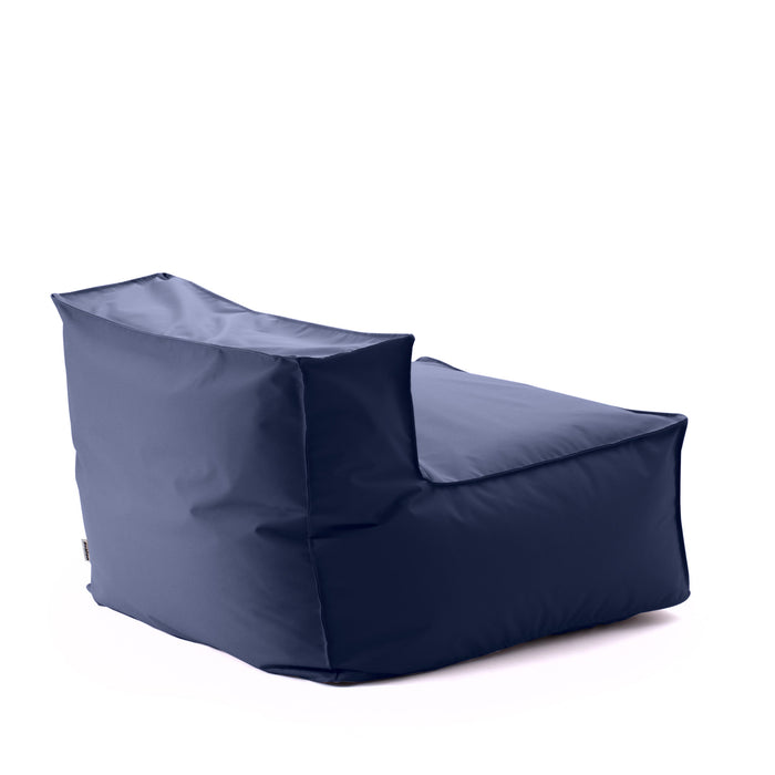 Pouf poltrona 1 posto Deluz per esterno in tessuto poliestere Samba dim: 98x98x65 cm