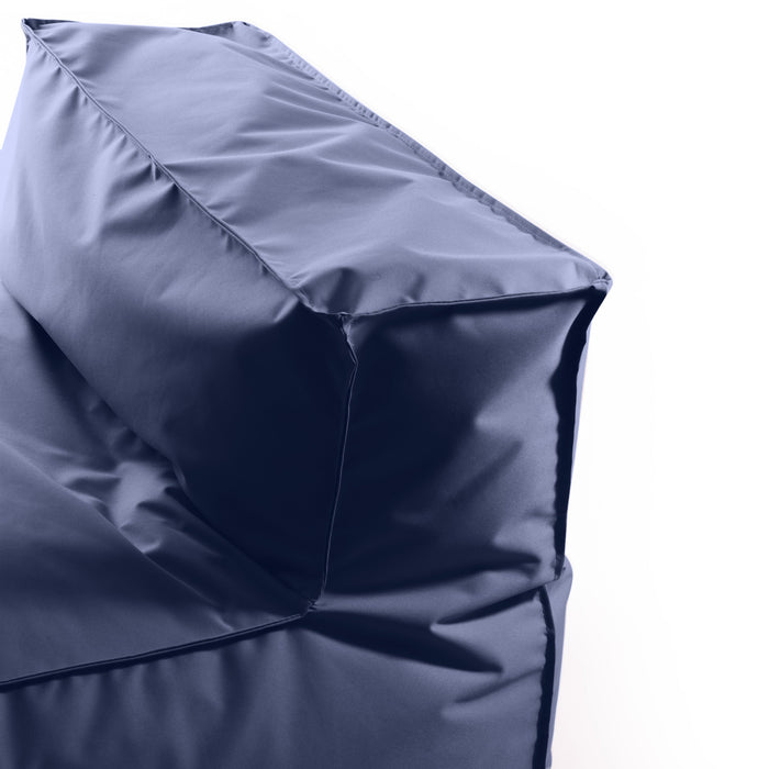 Pouf poltrona 1 posto Deluz per esterno in tessuto poliestere Samba dim: 98x98x65 cm