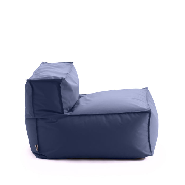 Pouf poltrona 1 posto Deluz per esterno in tessuto poliestere Samba dim: 98x98x65 cm